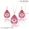 63647-Xuping Lastest and Colorful Bridal Jewelry Set for Wedding Anniversary